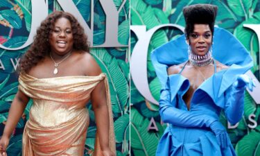 Aelx Newell and J. Harrison Ghee at the Tony Awards. Their wins marked a first for the Tony Awards and were celebrated by the LGBTQ+ community and beyond.