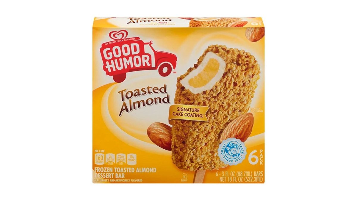<i>From Good Humor/Stop&Shop</i><br/>Good Humor no longer makes the Toasted Almond bar.