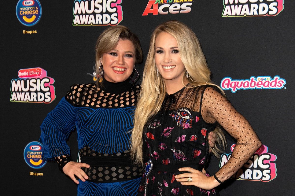 <i>Valerie Macon/AFP/Getty Images</i><br/>Kelly Clarkson (L) and Carrie Underwood attend the 2018 Radio Disney Music Awards at Loews Hollywood Hotel on June 12