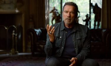 Arnold Schwarzenegger is seen here in the three-part Netflix documentary "Arnold."