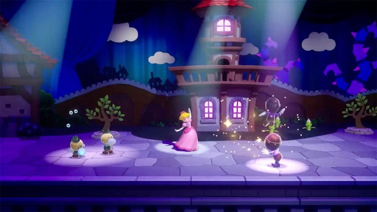 <i>From NintendoUK/Twitter</i><br/>Princess Peach is the iconic video game damsel-in-distress.