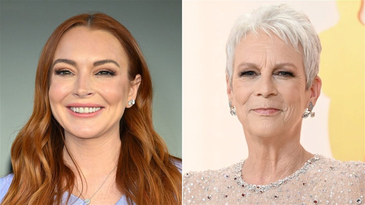 <i>Getty Images</i><br/>Lindsay Lohan (left) and Jamie Lee Curtis are seen here in a split image.