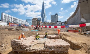 An “incredibly rare” Roman mausoleum has been discovered beneath a south London construction site