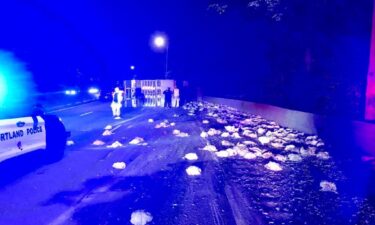 A rollover crash of a semi-truck has sent chickens across NB I-5