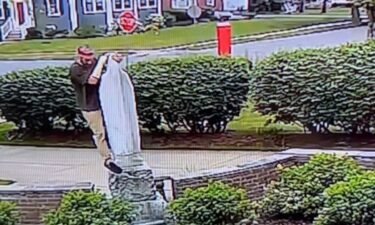 A Buffalo man is being charged with a hate crime after police say he knocked over a statue of Mary outside a North Buffalo church. Sunday night