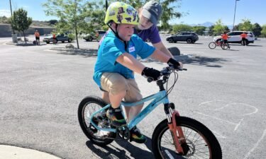 Ramsey participates in iCan Bike experience