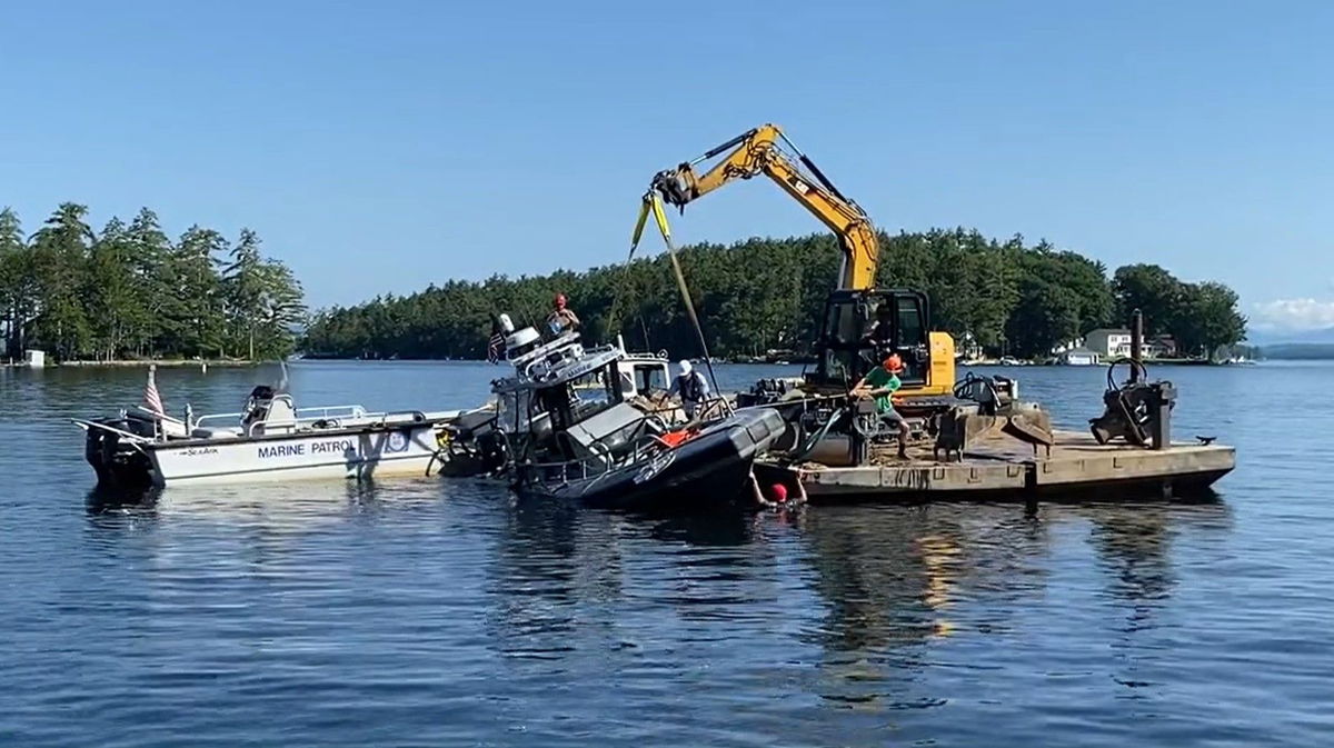 <i>New Hampshire State Police</i><br/>Police credited good Samaritans with stopping a dangerous situation on Lake Winnipesaukee on July 19.