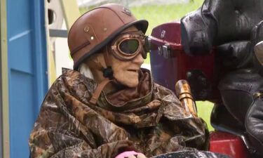 Opal Gault is turning 100 years old and had a fascination with motorcycles all her life.