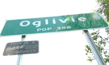 A new sign in Ogilvie