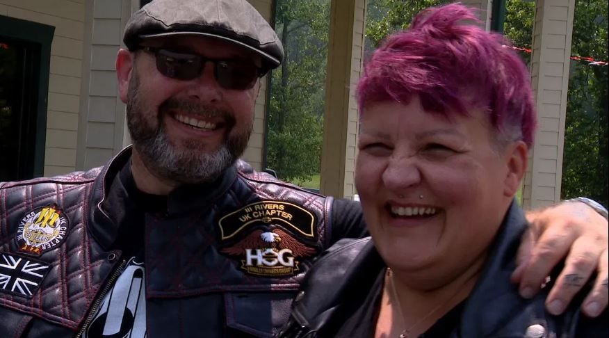 <i></i><br/>A life-changing battle with cancer and love for Harley-Davidson motorcycles has inspired English couple