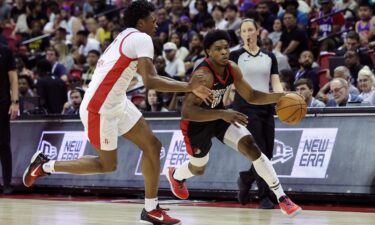 Scoot Henderson impressed on his Portland Trail Blazers debut but was forced off with an injury.