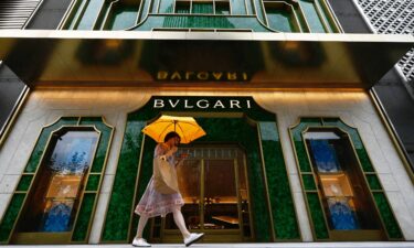 A Bulgari store in Shanghai