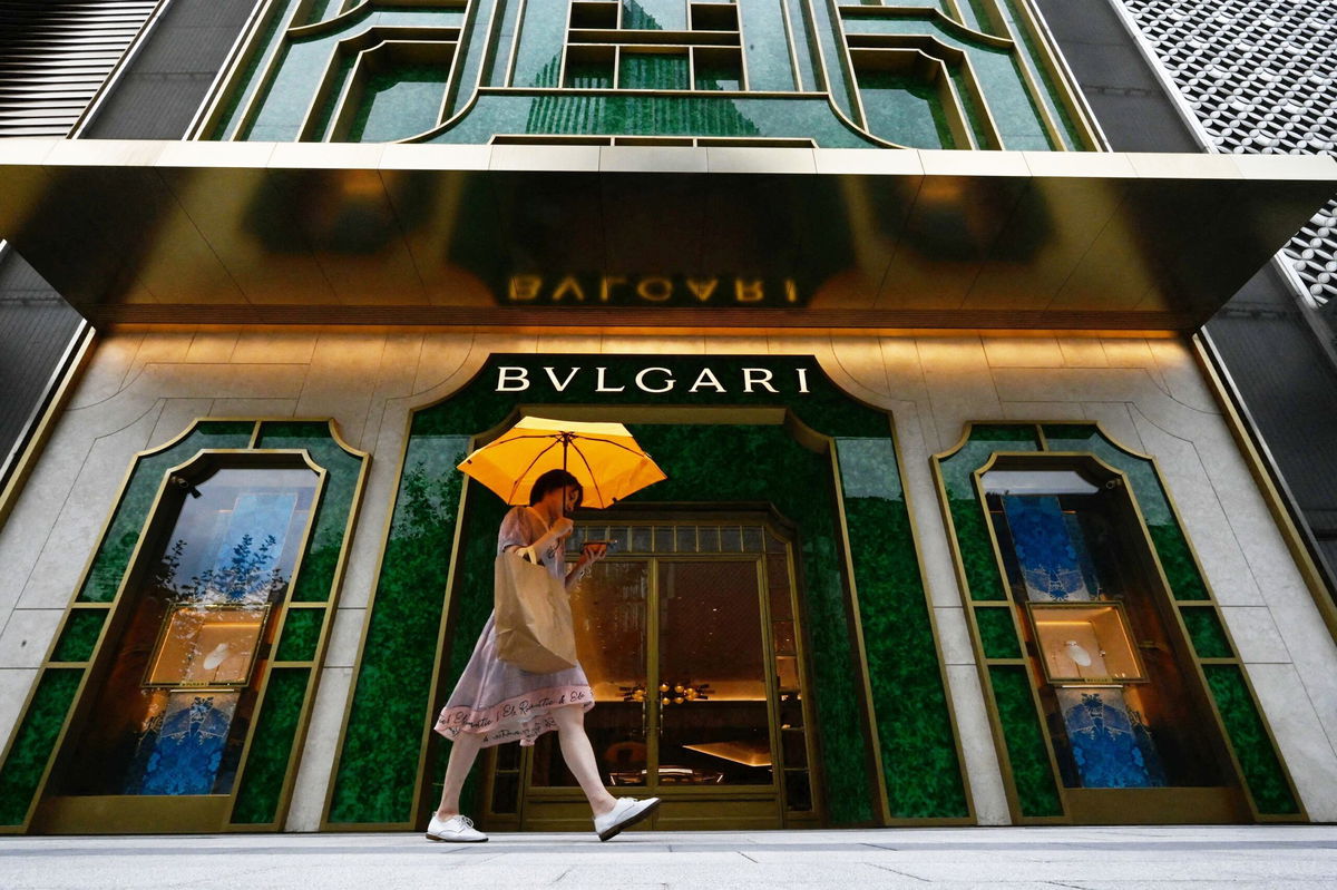 <i>Pedro Pardo/AFP/Getty Images</i><br/>A Bulgari store in Shanghai