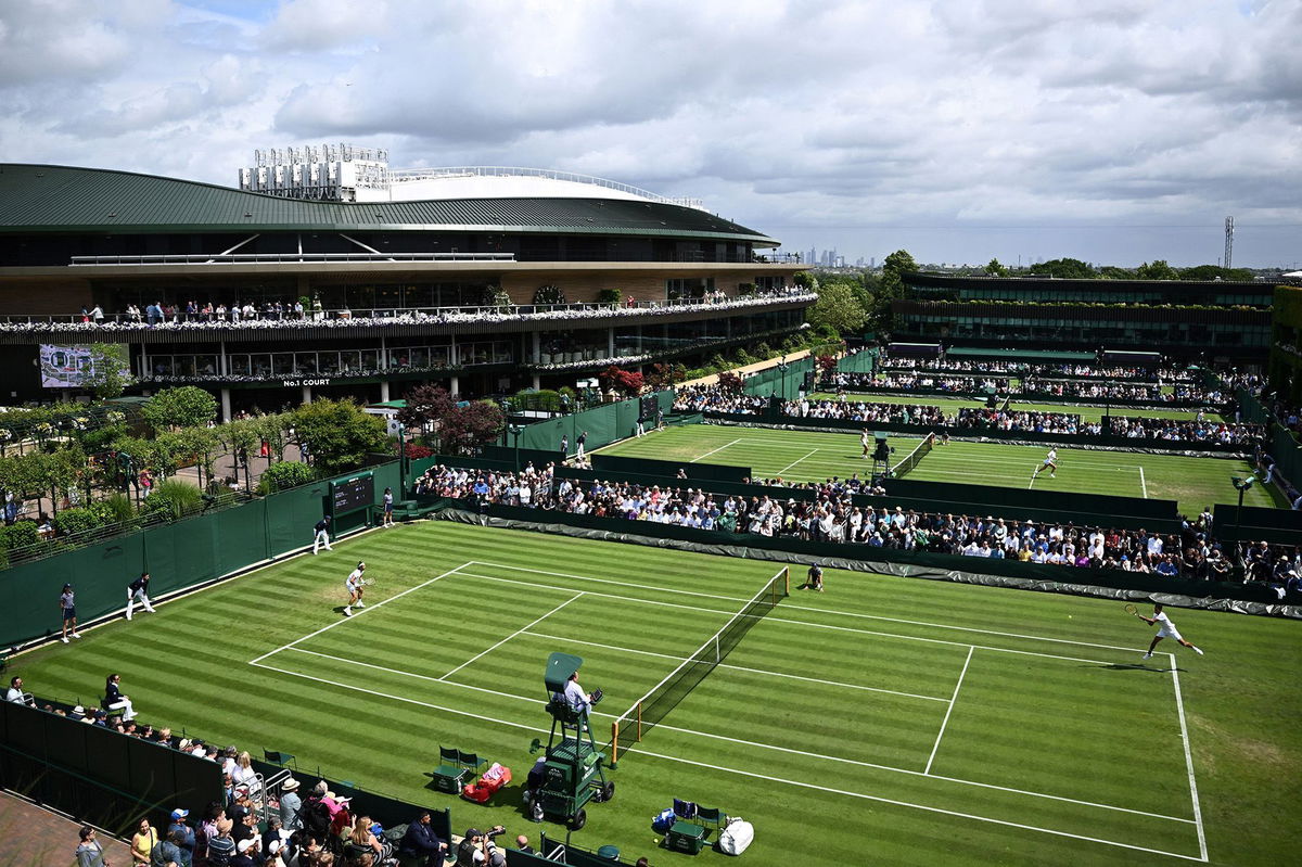 <i>Sebastien Bozon/AFP/Getty Images</i><br/>Russian and Belarusian athletes are once again allowed to compete at Wimbledon.