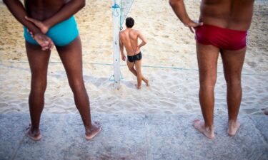 Smaller swimming briefs called 'sunga' are also a popular choice in Rio de Janeiro