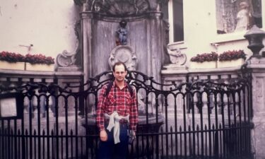 Here's Marty Kovalsky photographed in Brussels in the summer of 1986.