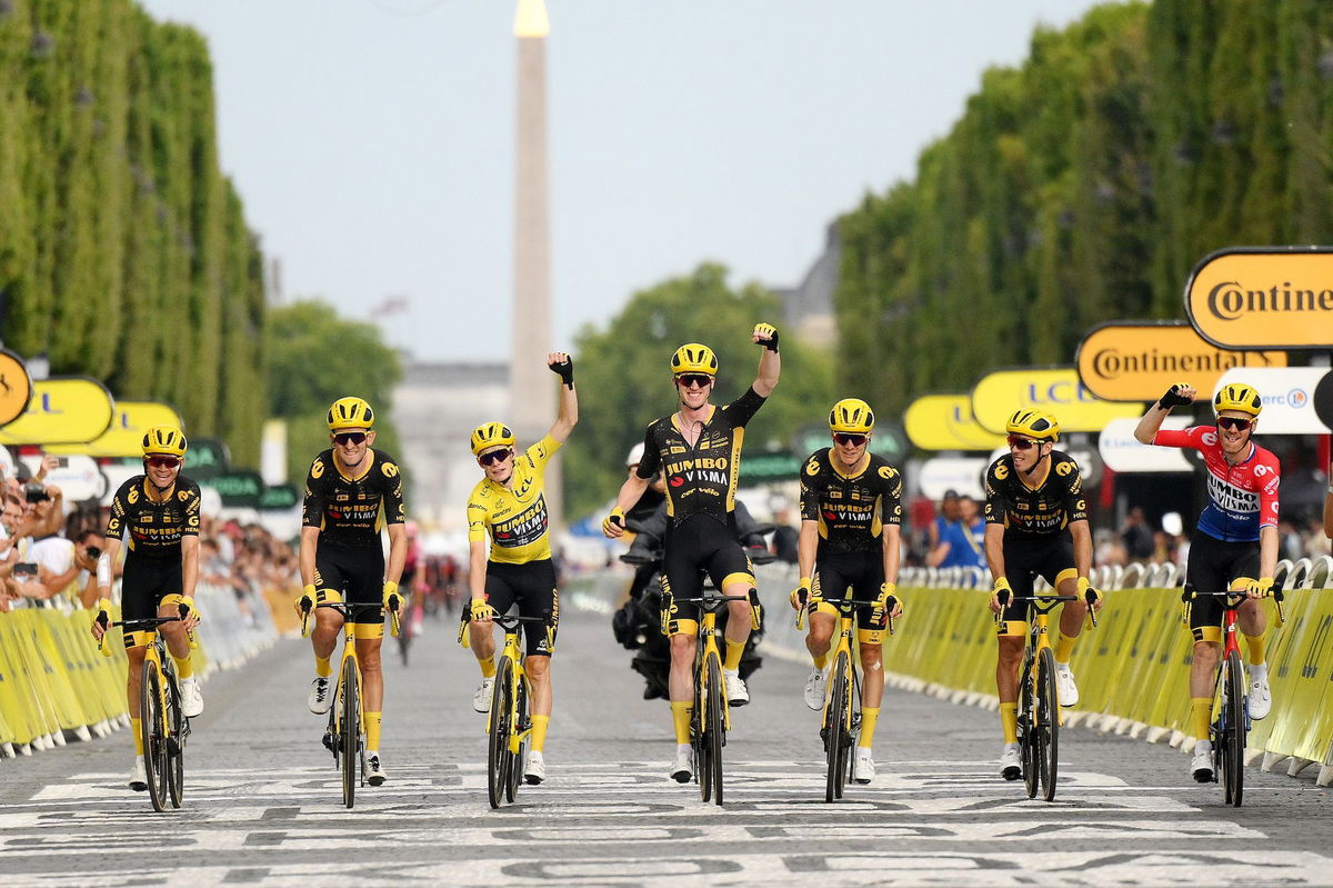 <i>David Ramos/Getty Images</i><br/>Jonas Vingegaard won his second Tour de France title.