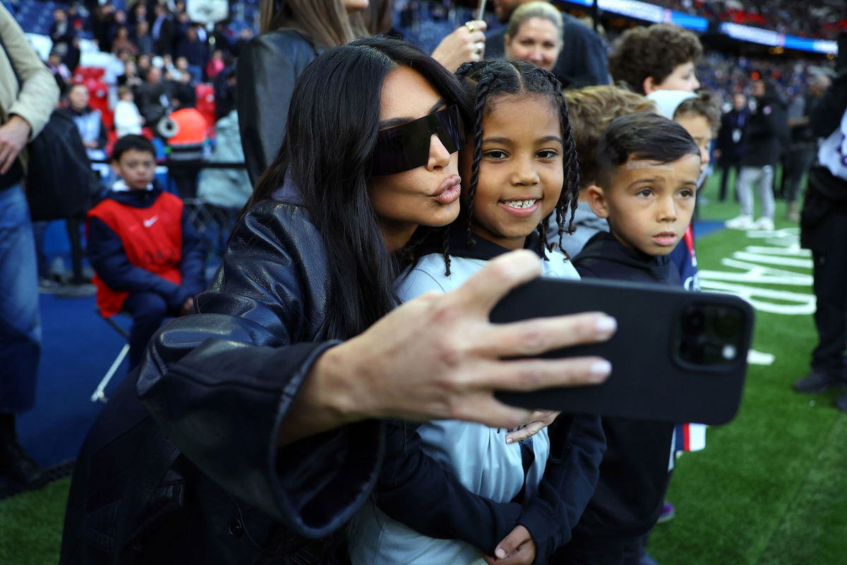 <i>Aurelien Meunier/PSG/Getty Images</i><br/>Kim Kardashian and Saint West have been on a summer soccer tour.