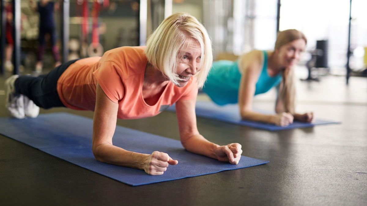 Planking is another type of isometric exercise.