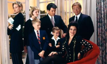 The cast of "The Nanny" in 1993.