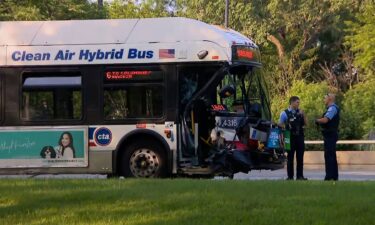 First responders on the scene of the crash.