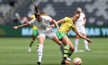 Havana Solaun (R) and Jamaica are appearing at their second ever Women's World Cup.