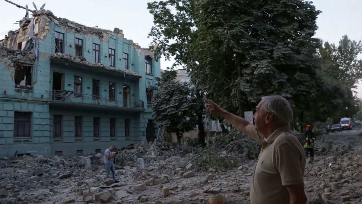 <i>Serhii Smolientsev/Reuters</i><br/>Odesa has been targeted several times this week.