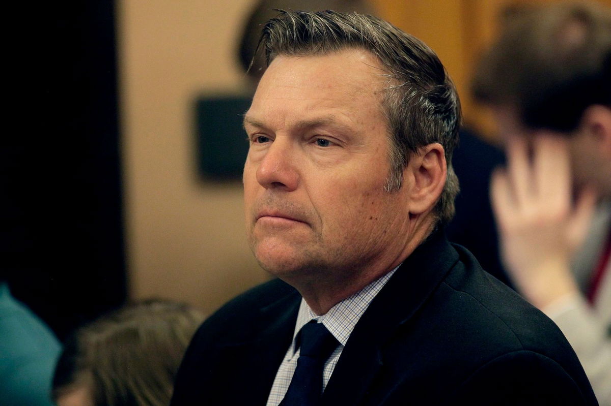 <i>John Hanna/AP</i><br/>Kansas Attorney General Kris Kobach is pictured.