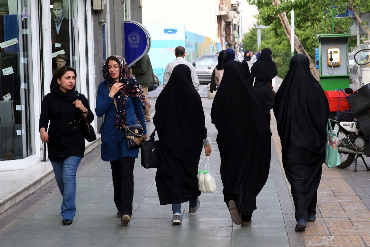 <i>Vahid Salemi/AP</i><br/>Iranian police have announced a new campaign to force women to wear the Islamic headscarf.