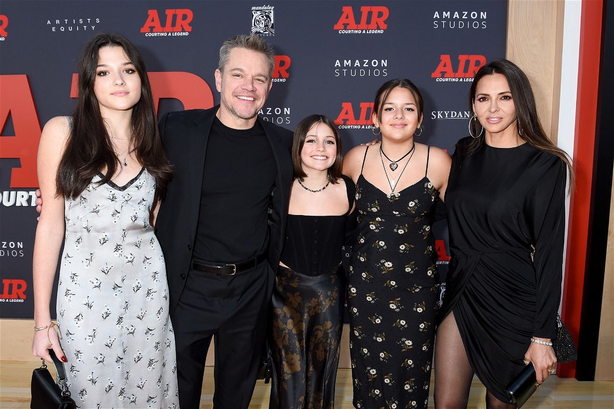 <i>Gilbert Flores/Variety/Getty Images</i><br/>Matt Damon has three daughters with his wife