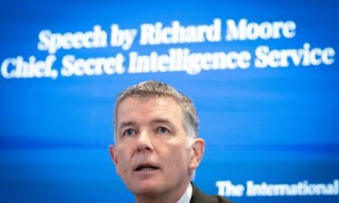 MI6 Chief Richard Moore speaks at the International Institute for Strategic Studies