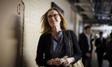 White House director of legislative affairs Louisa Terrell is planning to leave the White House at the end of this month. Terrell is seen here at the US Capitol building on May 23.