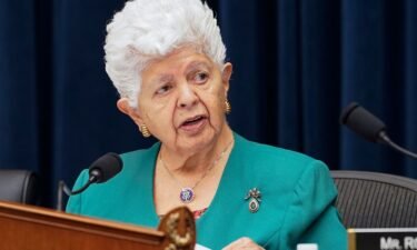 California Rep. Grace Napolitano speaks at a committee meeting on Capitol Hill in Washington