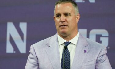 Northwestern head coach Pat Fitzgerald