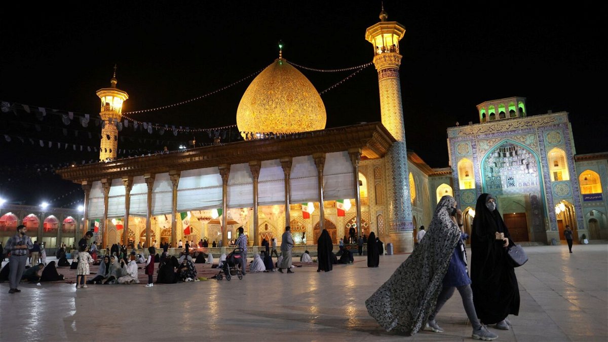 <i>Majid Asgaripour/WANA/Reuters</i><br/>Iran executed two men it accused of carrying out a deadly attack on Shah Cheragh Shrine in Shiraz in October 2022