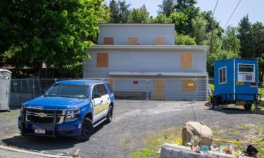 The off-campus house where four University of Idaho students were killed is seen in May.