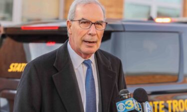 U.S. Attorney David C. Weiss gives remarks to the media after a driver's education initiative Thursday morning at William Penn High School in New Castle.