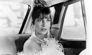 Jane Birkin is pictured in 1973 on the set of "Don Juan" directed by Roger Vadim.