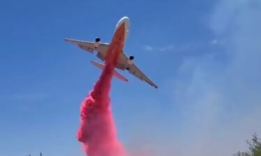 Aircraft supports the hand crews and engines on the Adams Robles Complex fires in southeastern Arizona.