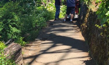 Corbett Fire responded after the hiker fell at Multnomah Falls