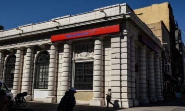 A Bank of America branch in the Brooklyn borough of New York