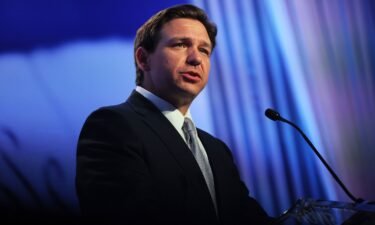 Republican presidential candidate Ron DeSantis speaks at an event in Philadelphia on June 30.