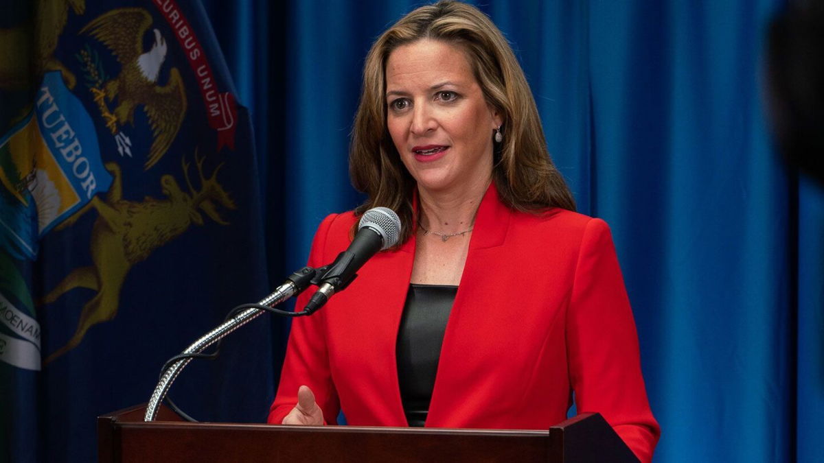 <i>Sarahbeth Maney//Detroit Free Press/USA Today Network</i><br/>Federal prosecutors interviewed Michigan Secretary of State Jocelyn Benson last month as part of the ongoing criminal probe into efforts to overturn the 2020 election