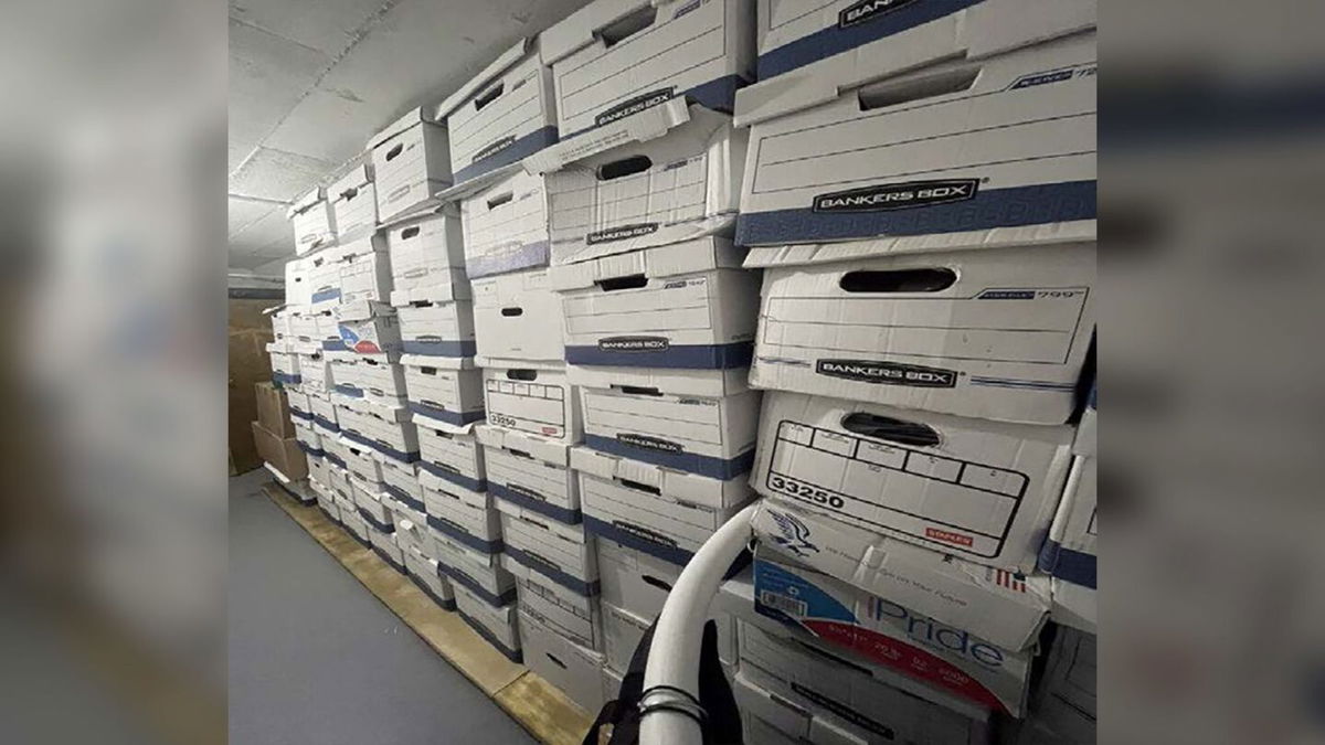 <i>US District Court/Southern District of Florida</i><br/>Boxes are stacked in the storage room