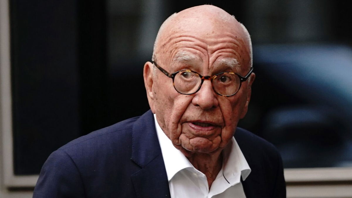 <i>Victoria Jones/PA/AP</i><br/>Rupert Murdoch is shown at his annual party at Spencer House