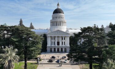 An aerial view of the California State Capitol is seen here on February 1. California voters will have the chance to remove language barring same-sex marriage from their state’s constitution in 2024’s general election.