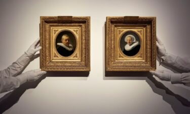 A pair of previously unknown and “exceptionally rare” portraits by Rembrandt sold for over $14.2 million Thursday after they were discovered in a private collection in the UK.