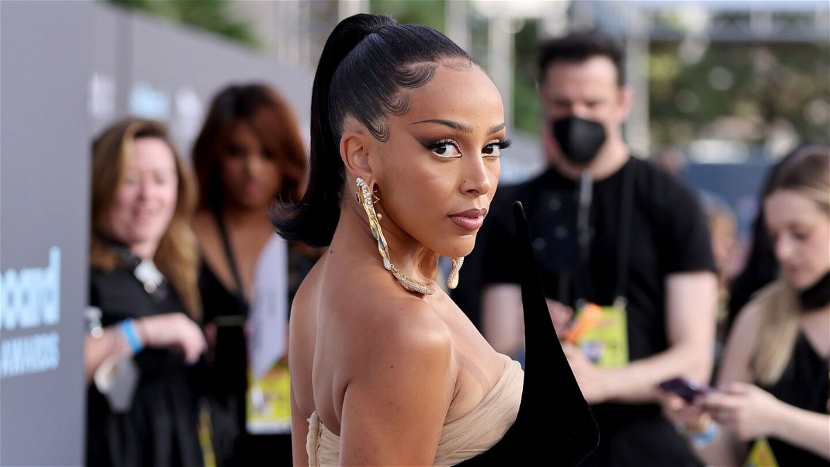 <i>Amy Sussman/Getty Images</i><br/>Doja Cat attends the 2022 Billboard Music Awards at MGM Grand Garden Arena on May 15