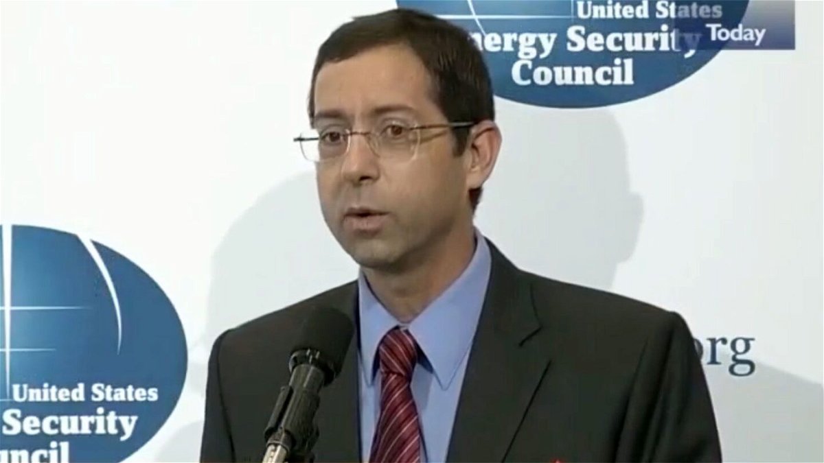 <i>CSPAN/FILE</i><br/>Gal Luft speaks at a U.S. Energy Security Council conference on energy policy and security on October 15