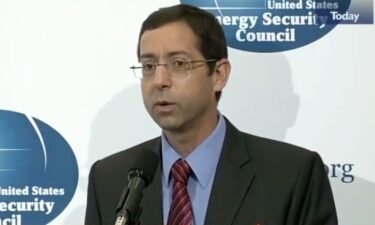 Gal Luft speaks at a U.S. Energy Security Council conference on energy policy and security on October 15